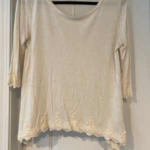 Altar’d State - shirt w/ lace detail